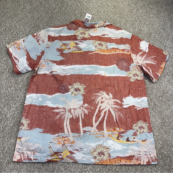 NWT Barefoot In Paradise Hawaiian Shirt men’s size XL Short Sleeve - Picture 8 of 16